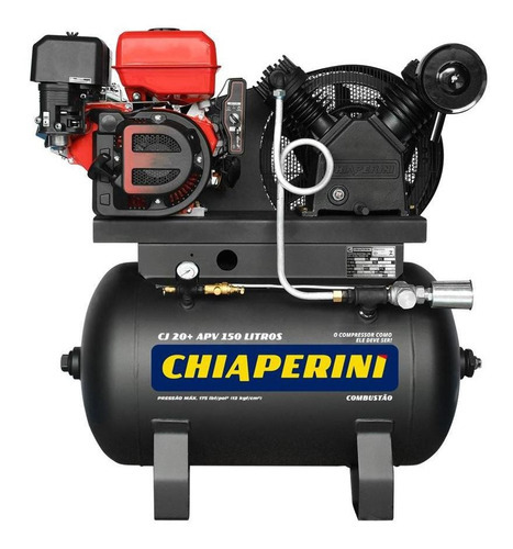 Compressor De Ar Motor Gasolina 9hp 150l Chiaperini