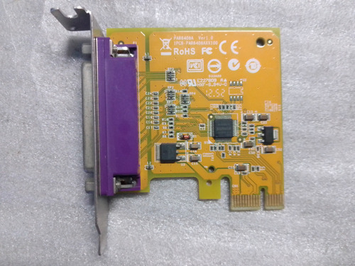 Tarjeta Pci Express 1 Puerto Paralelo Db25 Sunix Par6408a