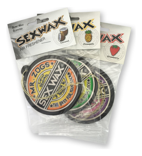 Sex Wax Ambientador (paquete De 3, Surtido, C/p/s)