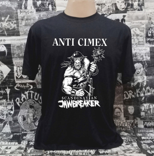 Camiseta - Anti Cimex / Scandinavian Jawbreaker