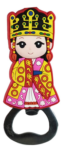 Destapador Con Iman Figura Coreana Decoracion Souvenir A3