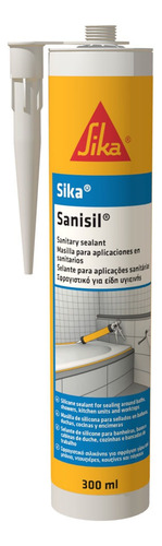 Sika Sanisil Sellador De Silicon Transparente Cartucho280ml