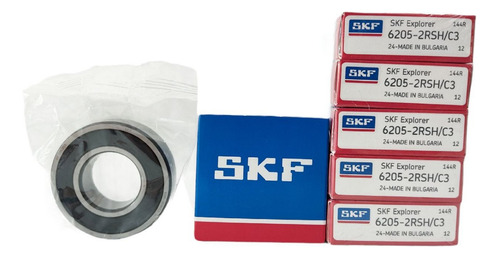 Rodamiento Sello Goma 6205-2rs1c3 Marca Skf 