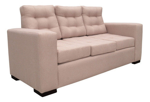 Sofá Antu 3 Cuerpos Felpa Beige