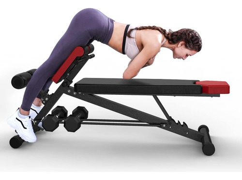 Banco Ajustable Multifuncional Para Entrenamiento Completo
