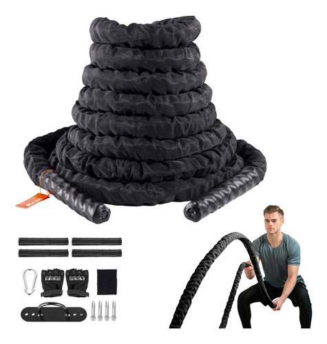 Vevor Cuerda Crossfit Battle Ejercicio Fitness 40ft De Largo