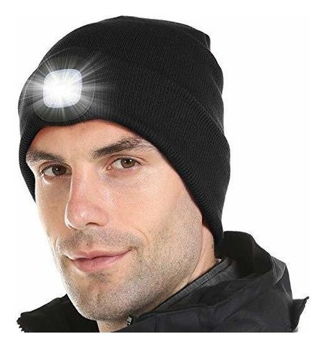 Tutuko - Gorro Unisex Con Luz Led, Recargable Por Usb, Manos