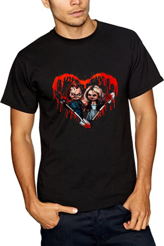 Playera Chucky Y Tiffanny La Novia Toxica