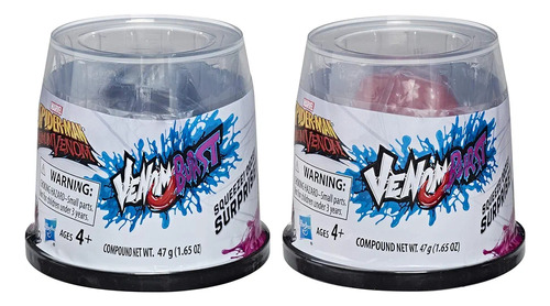 Spider-man Marvel Figuras Sorpresa Venom Burst Con Slime