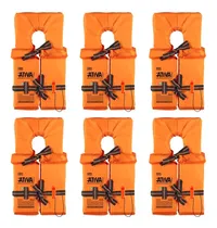Comprar Kit 6 Coletes Salva Vidas Homologado Classe Iii 25kg A 110kg