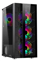 Comprar Gabinete Yeyian Rapture 2500, Midi Tower, ATX\u002FMicro ATX\u002FMini-ATX, USB 2.0\u002F3.0, sin Fuente, 3 Ventiladores ARGB Instalados, Negro