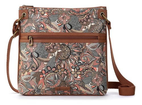 Sakroots Flat Cross Body, Sienna Spirit Desert
