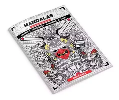 Libro Mandalas - Samurais Y Más - Arte Antiestres