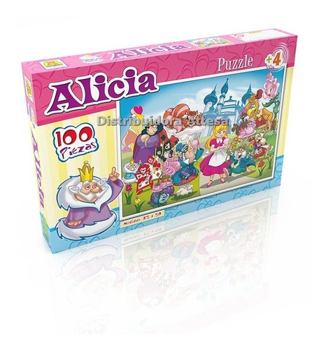 Puzzle 100 Piezas Implas Pinocho Alicia 3 Cerditos En Caja