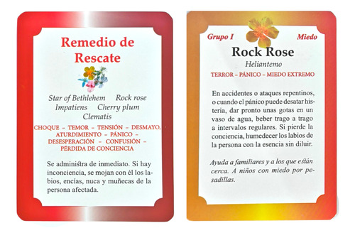 Flores De Bach, Kit 1 Guia Rapida Y 39 Tarjetas A Color