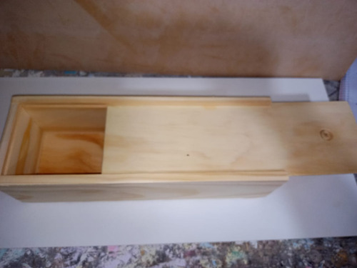 Caja De Madera Estuche Para Vino 1 Botella