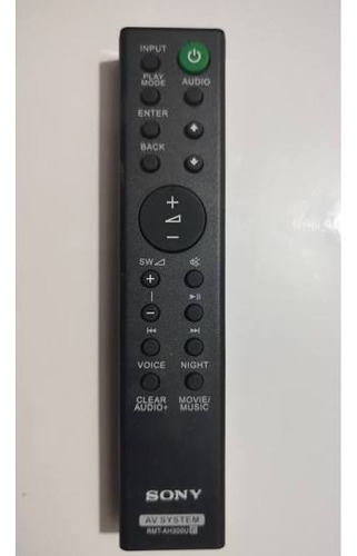 Control Sony, Original, Rmt-ah411u, Para Barra De Sonido (Reacondicionado)