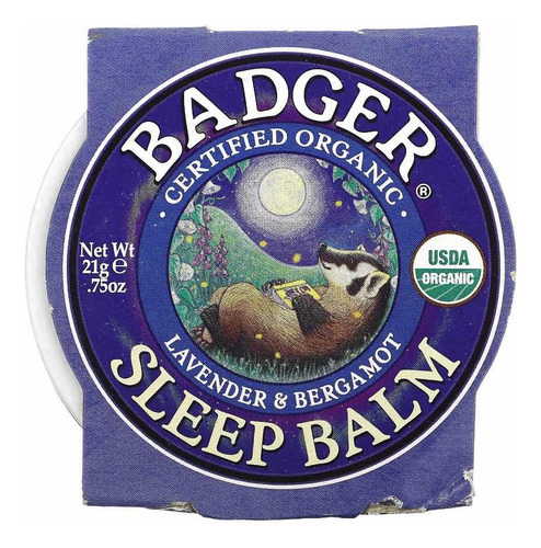 Badger Sleep Balm Bálsamo Para Dormir Lavanda Y Bergamota