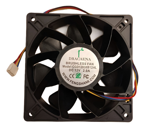 Fan Cooler 120x120 6000rpm 2.7amp X 2