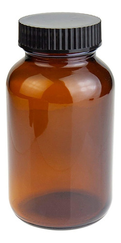 Botella Empacadora De Vidrio Ámbar Alwsci De 250 Ml/8 Oz, Pa