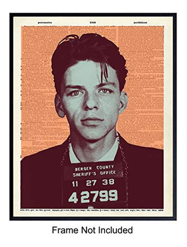 Poster Cartel De Frank Sinatra 8 X 10, Foto De Arte