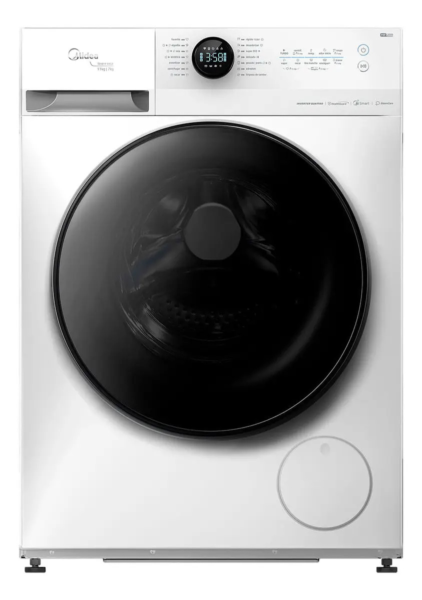 Lava E Seca Midea Healthguard Smart Mf200 11kg Cor Branco