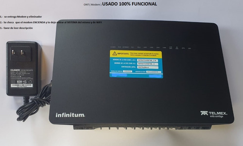 10pz Módem Huawei Hg8245q2 Fibra 2bandas Usado Funcional (Usado)