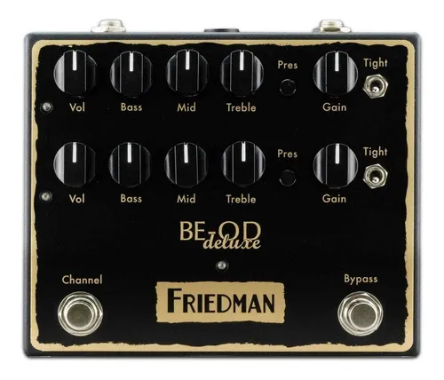 男性に人気！ Dual Overdrive Deluxe Od Be Friedman Pedal Push Usa - Bottom ギター