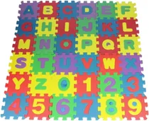 Comprar Alfombra Bebe Foami Goma Rompecabeza Abecedario Numeros Abc