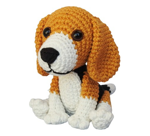 Patrón Crochet Perro Perrito Beagle