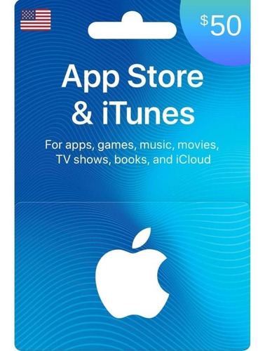 Tarjeta Apple Itunes 50 Dólares Usa - Código Original