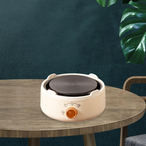 Pequeño Plato Caliente, Estufa Eléctrica Cocina Beige