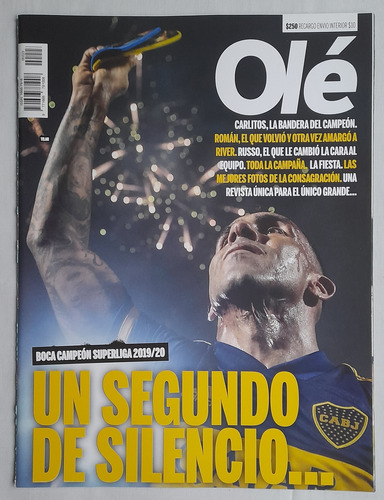 Revista Ole Especial Boca Campeon Superliga 19/20 Fs