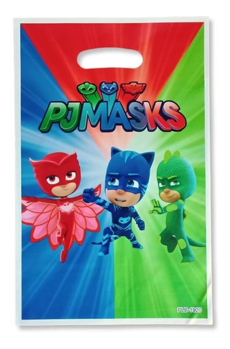 Bolsa Cotillon Sorpresa Fiesta Pj Mask Heroes Pijamas Catboy