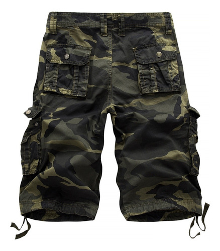 Pantalones Cortos De Trabajo Camuflaje Hombre Talla Grande