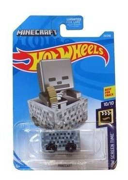 Carro Minecart De Minecraft De Hotwheels.