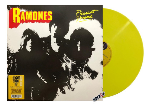 Vinil LP Ramones Pleasant Dreams Rsd 2023 Amarelo Amarelo
