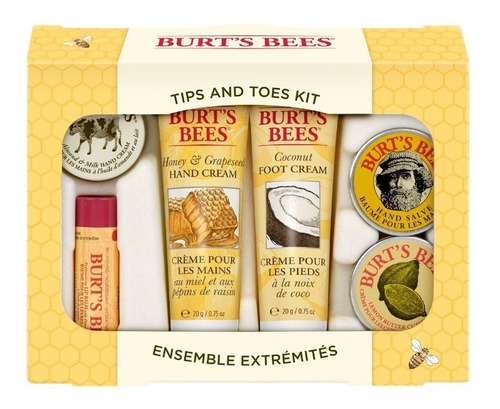 Imagen 2 de 2 de Tips And Toes Kit - Burts Bees (kit De Puntas Y Pies).