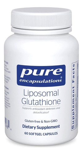 Pure Encapsulations | Glutatión Liposomal I 60 Caps Blandas