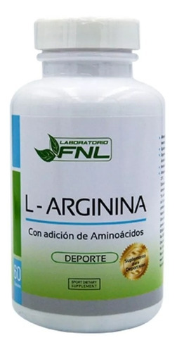 L- Arginina Fnl 1x60 Potencia Muscular - Disfuncion Erectil