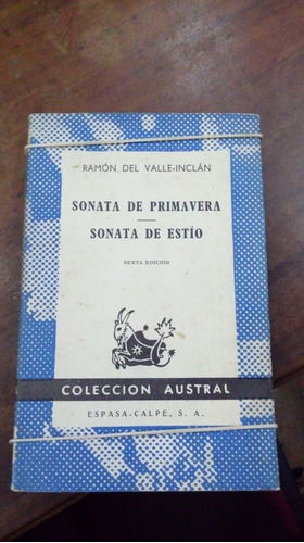  Libro  Sonata De Primavera/sonata De Estío