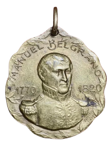 Medalla Manuel Belgrano 1a Division Ejército 1927 (1770-1820