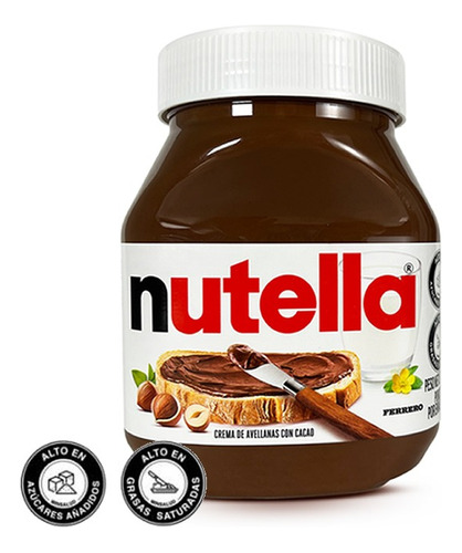 Crema De Avellanas Nutella 750g - g a $61