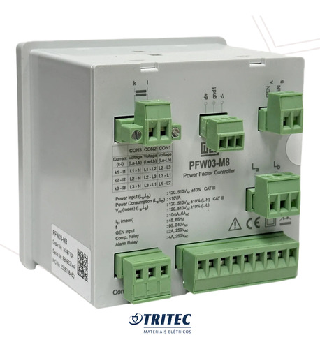 Controlador Fator De Potencia Pfw03-m8 120-510v 8/est. Weg