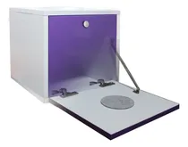 Comprar Buro Flotante Recamara Mdf Recamara Ensamblad Vinil Morado