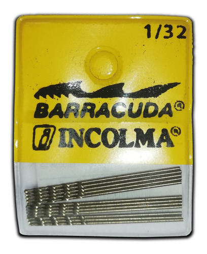 Broca Acero Rapido 1/32  Ref.698 (x 12 Unidades) Incolma