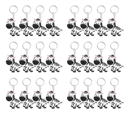 24 Pack Cute Keyring Packs Party Favor For Baby Shower