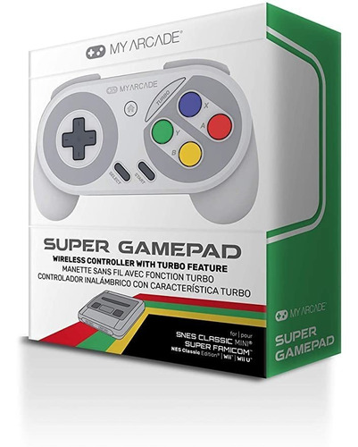 Mi Arcade Súper Gamepad Para El Nintendo Snes / Super Famico