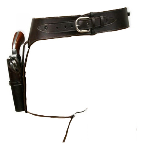 Funda De Revólver Vintage Con Cinturón De Vaquero