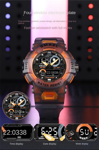 Smael Multi Function Waterproof Luminous Watch